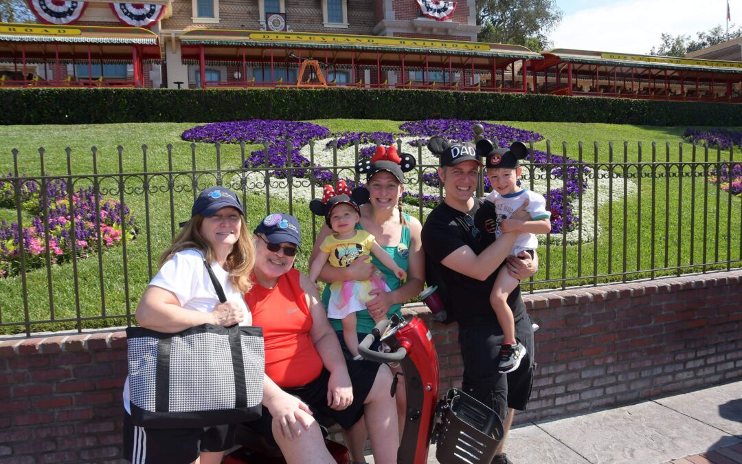 Three Generations at Disneyland