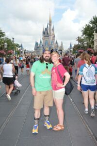 Brandy and Erik at Cinderella Castle