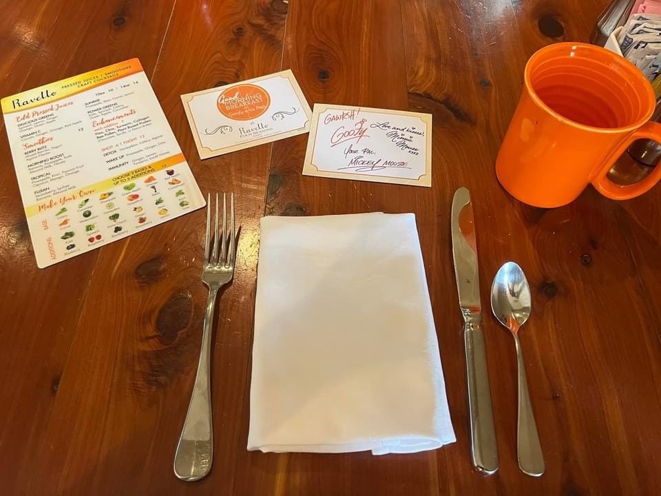 Photo from Ravello's breakfast table